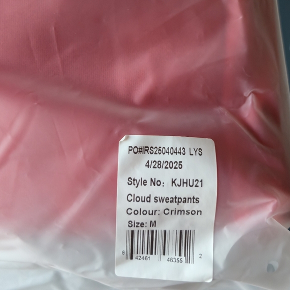 Comfrt Cloud Sweatpants In Crimson - Picture 4 of 4